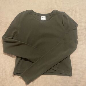 Aritzia TNA Homestretch Crew Waist Longsleeve